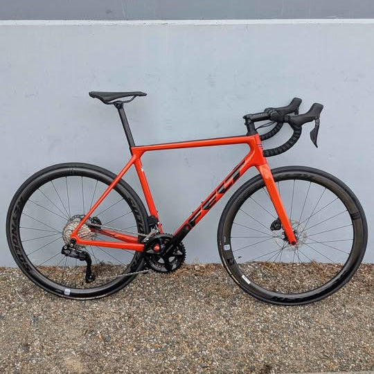 Felt FR road bike in orange