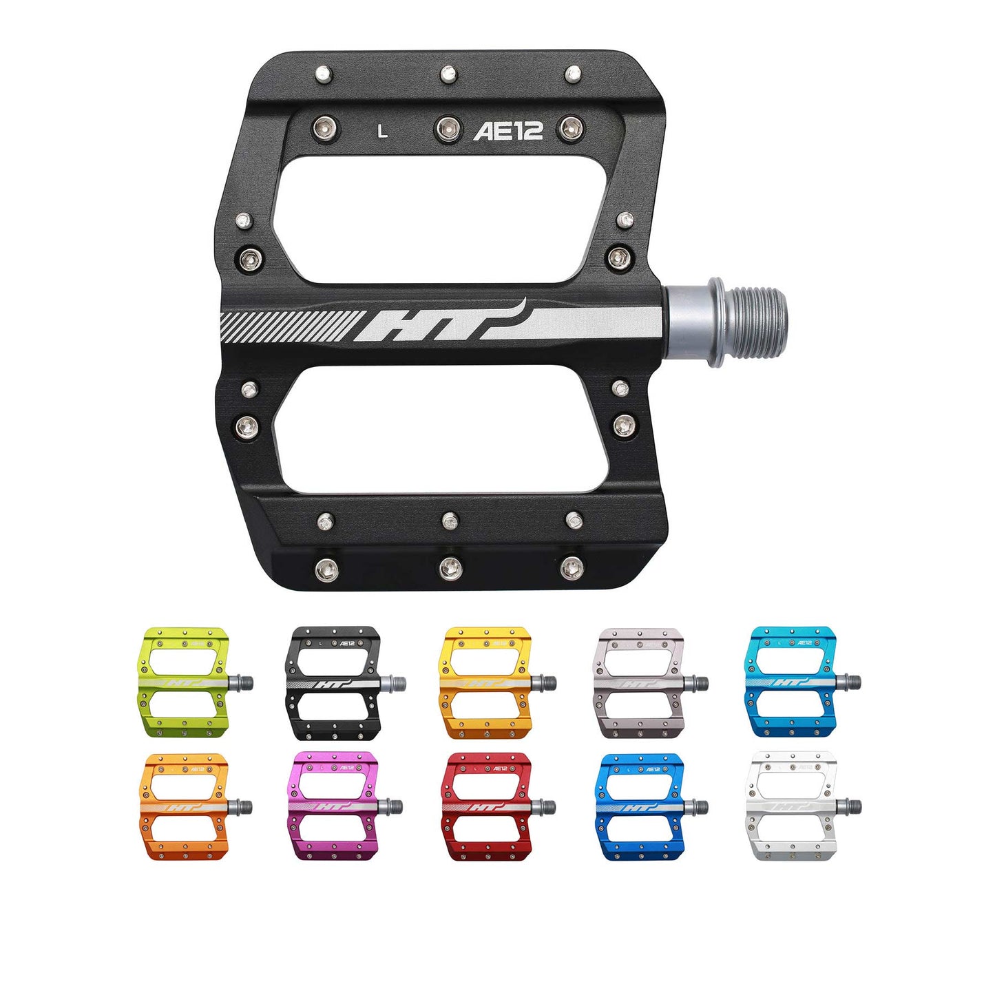 HT AE12 Durable BMX Flat Profile Pedals