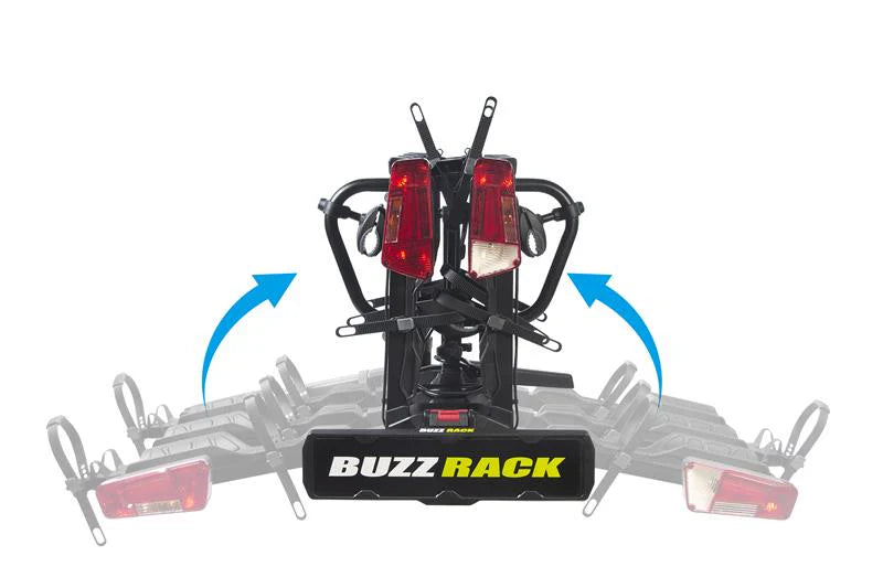 Buzzrack Scorpion Pro 3 (Tow Ball) 3 Bike Platform Rack Buzzrack