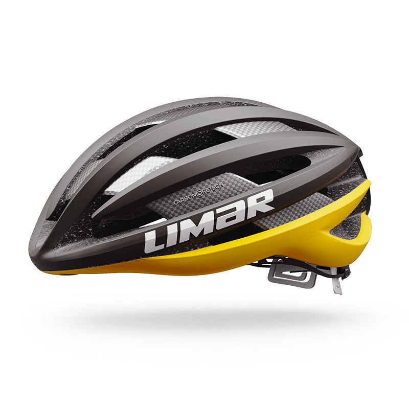 Limar Air Pro - Road Bicycle Helmet (Matte Black / Yellow)