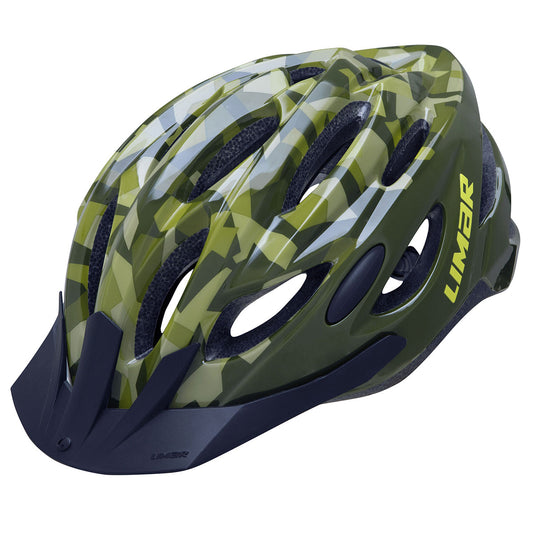 Limar Rocket - Medium Youth Bicycle Helmet (Camo Green)