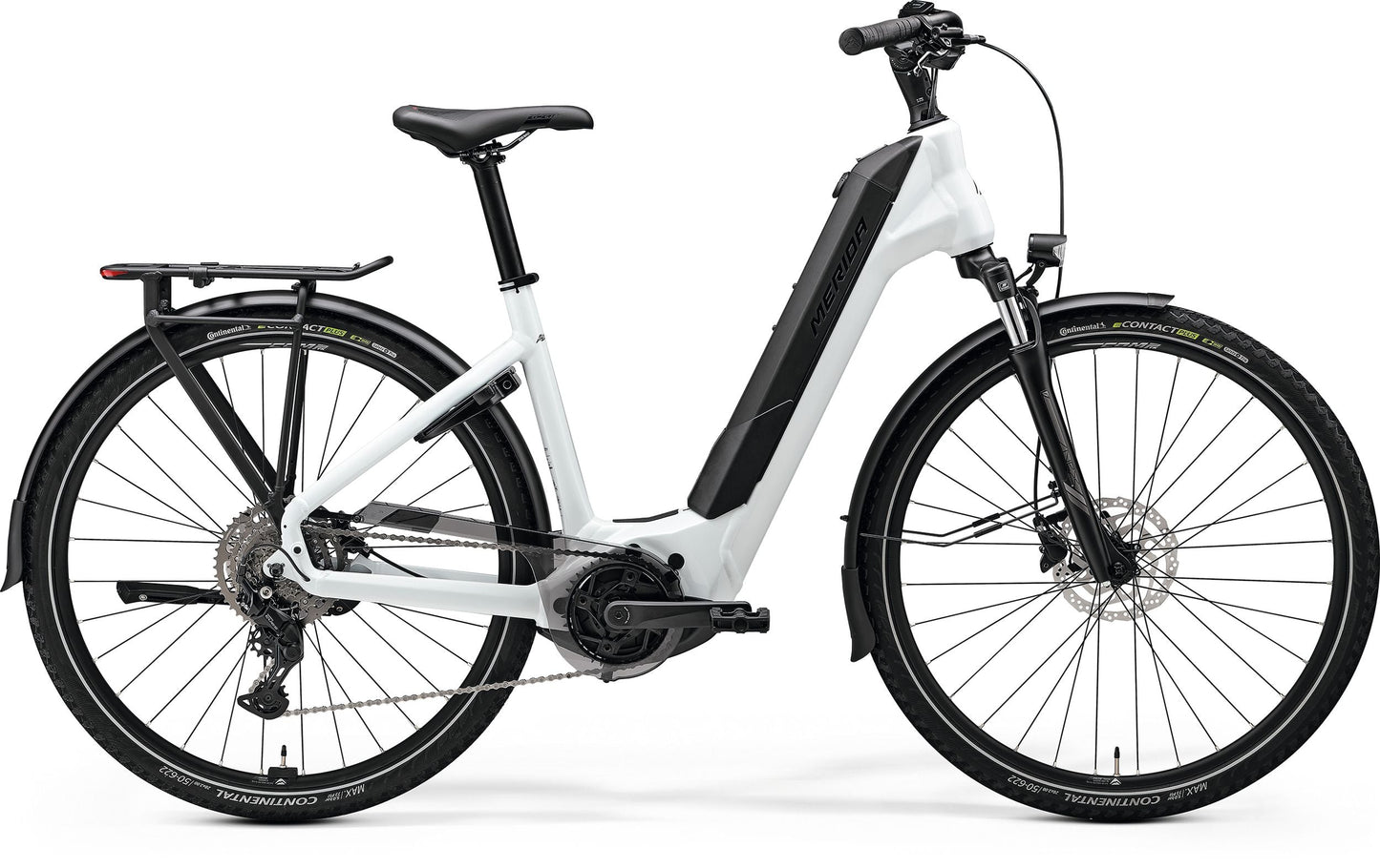 Merida eFLOAT CITY 400 EQ I2 620Wh E-Bike Pearl White (Gunmetal Grey) Merida