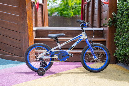 Neo+ 16 Boy's Bike (Brushed Alloy / Blue, Black Fade)