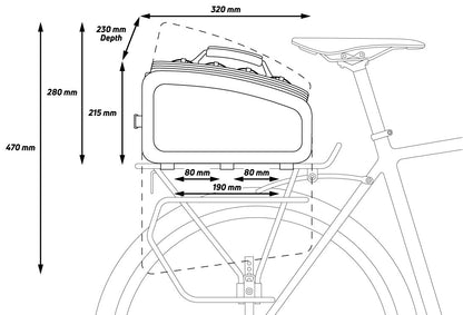 Zefal Z Traveler 80  Pannier Bag